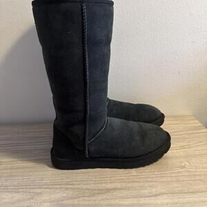 UGG Australia Black Boots S/N 5815 Classic Tall Size 8 Women’s